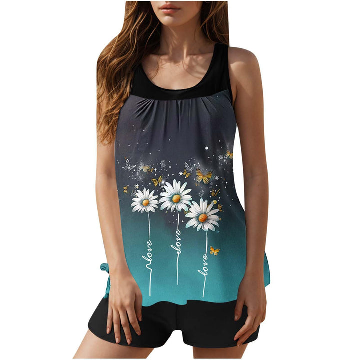 Damen Tankini mit floralen Akzenten Drune