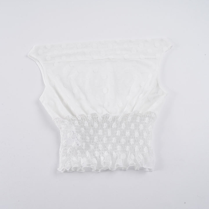 Damen elegantes Oberteil mit asymmetrischem Schnitt und Rüschendetails Drune