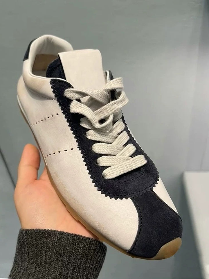 Damen Sneakers im eleganten Retro-Design mit atmungsaktiver Oberflächenstruktur Drune