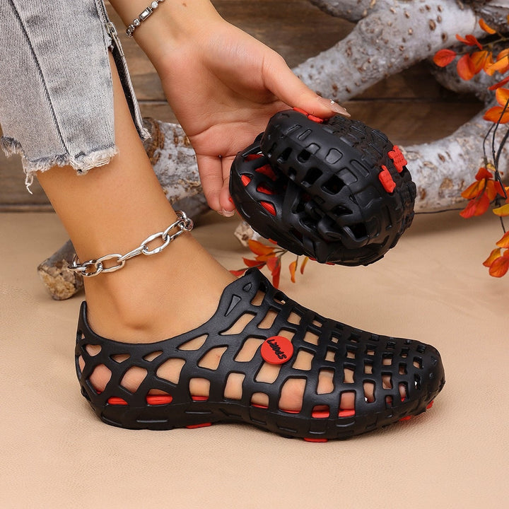 Damen leichte und atmungsaktive Freizeitschuhe mit rutschfester Außensohle Drune