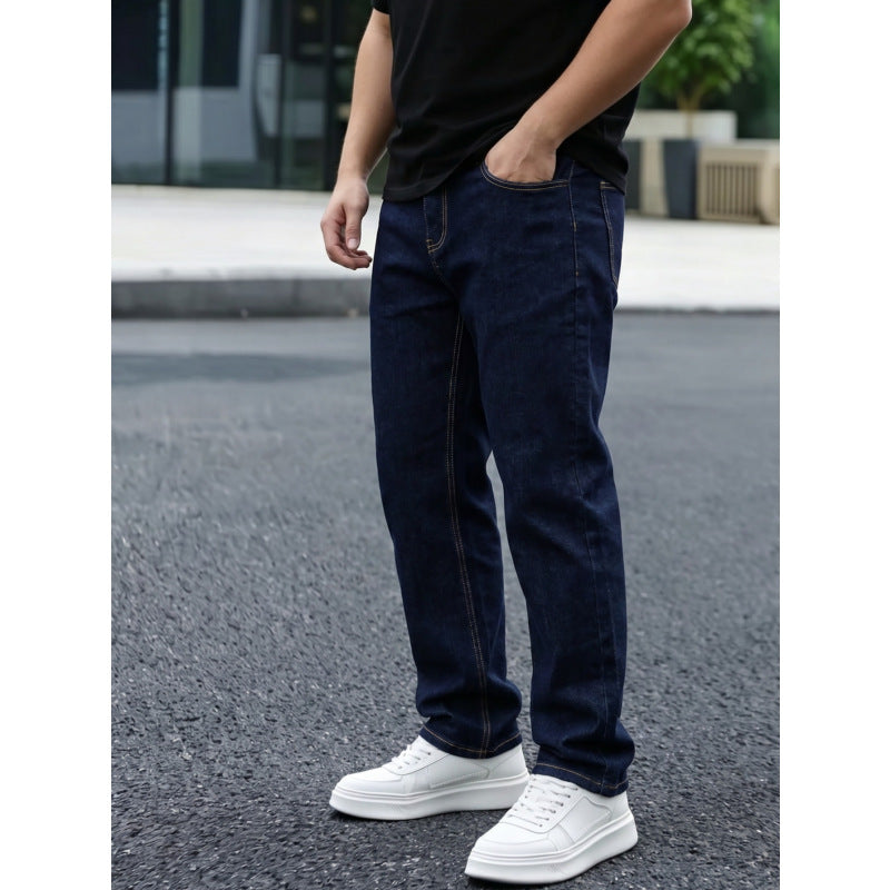 Herren Bequeme Regular Fit Jeans Drune