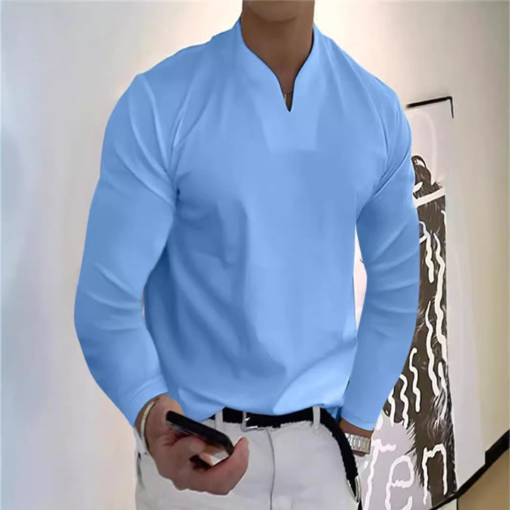 Herren Lässiges Langarmshirt Drune