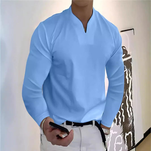 Herren Lässiges Langarmshirt Drune