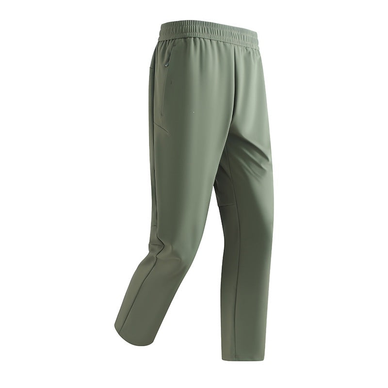 Herren Tapered Performance-Jogginghose aus stretch-Funktionsmaterial mit elastischem Bund & Reißverschlusstaschen Drune