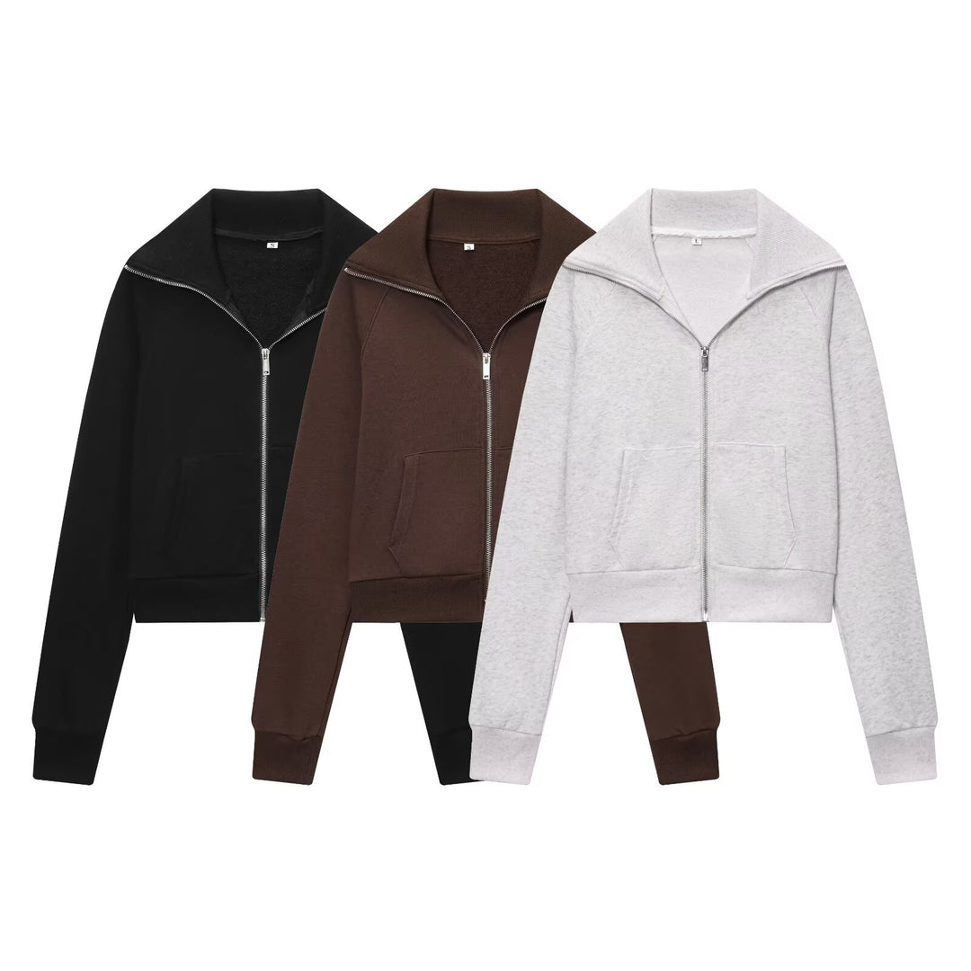 Damen 600+ hochtaillierte ausgestellte Jersey‑Hose mit Stretchbund Drune