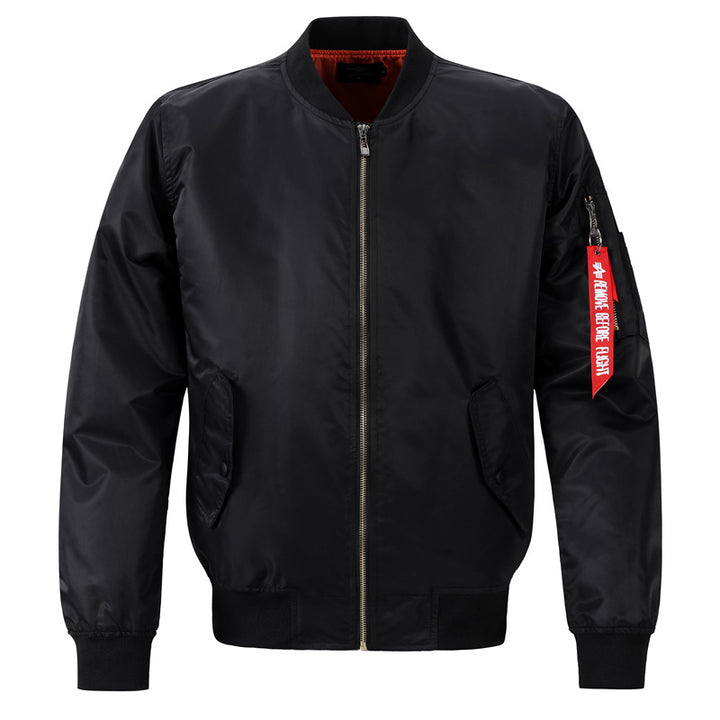 Herren Modische Bomberjacke mit praktischen Taschen Drune