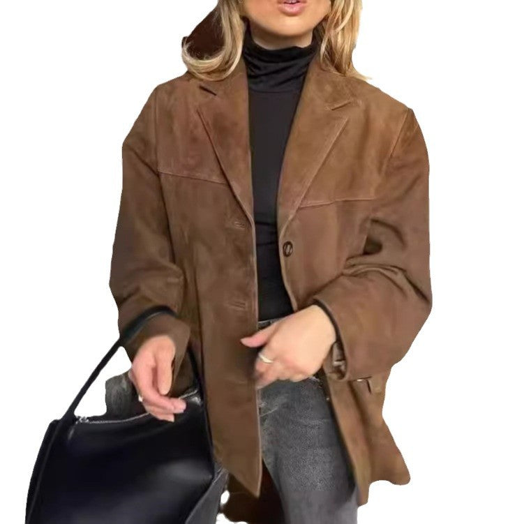 Damen Casual Oversize Jacke Drune