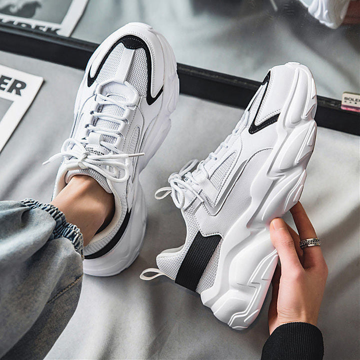 Damen moderne Sneakers mit atmungsaktivem Mesh-Obermaterial und dämpfender Sohle Drune