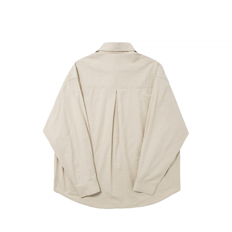 Herren Boxy-Hemd mit feiner Gitterstruktur, kastiger Silhouette und aufgesetzter Brusttasche Drune