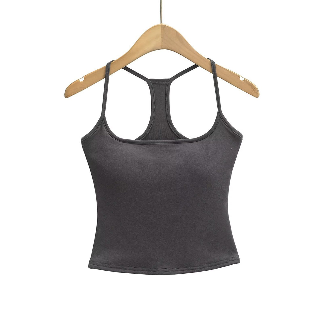 Damen Sportliches Trägershirt mit atmungsaktivem Material und deportivo Design Drune