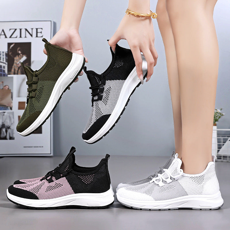 Damen Atmungsaktive Sport-Sneakers mit flexibler Sohle und elegantem Design Drune