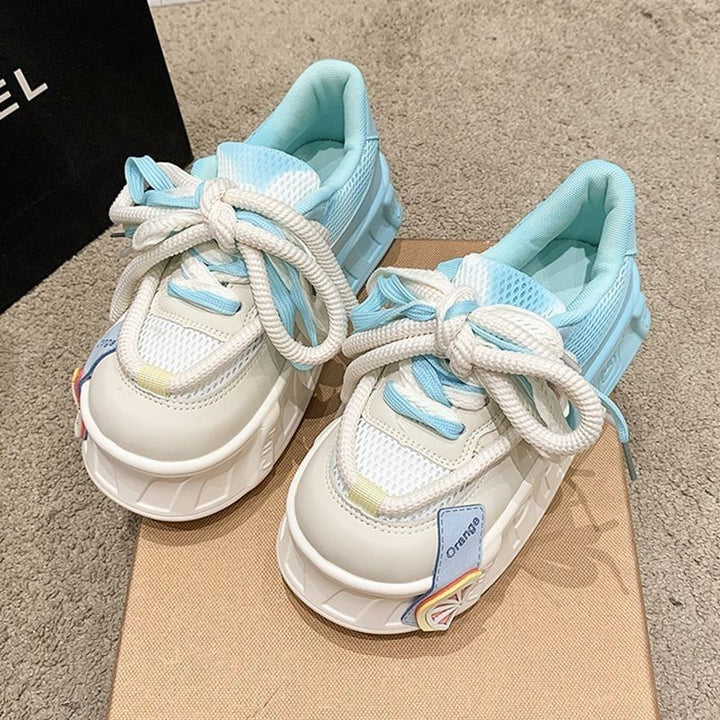 Damen Sportliche Sneakers mit verspieltem Design und atemberaubender Sohle Drune