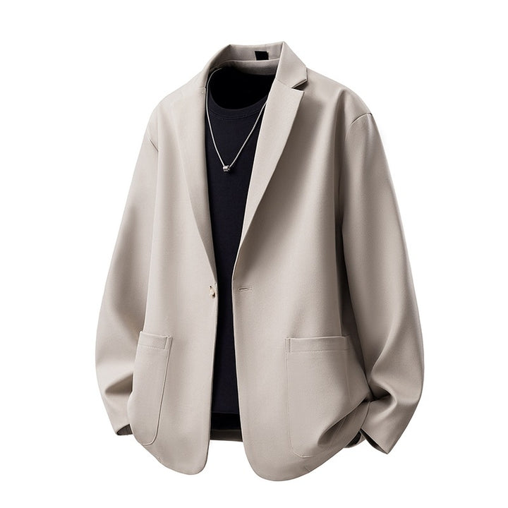 Herren Oversize-Sakko-Jacke mit legerer Overshirt-Silhouette Drune