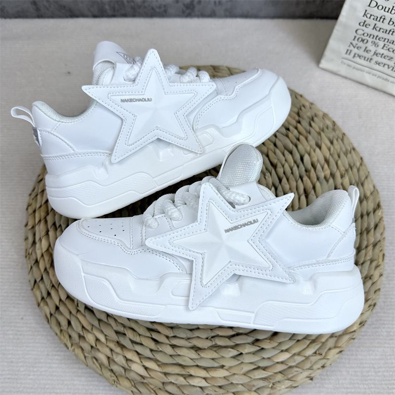 Damen Sportliche Sneakers mit strukturiertem Obermaterial und dämpfender Sohle Drune