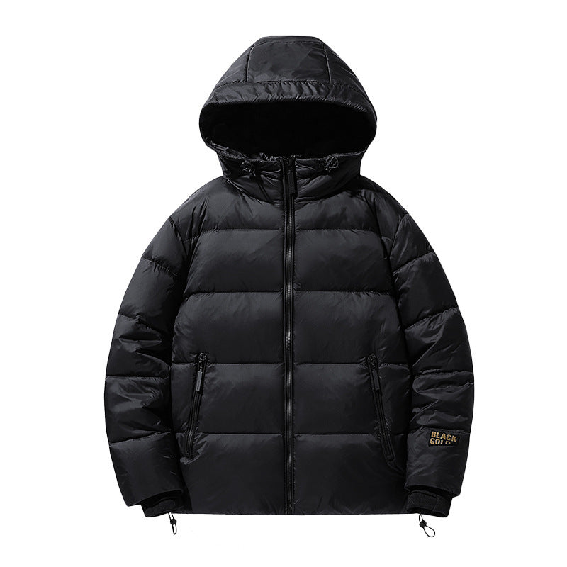 Unisex Wattierte Kapuzenjacke mit Thermo-Isolierung und verstellbarem Saum Drune