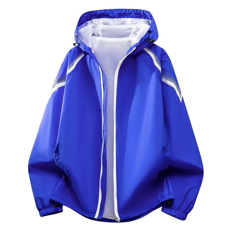 Herren Leichte Funktionsjacke mit Kapuze Drune