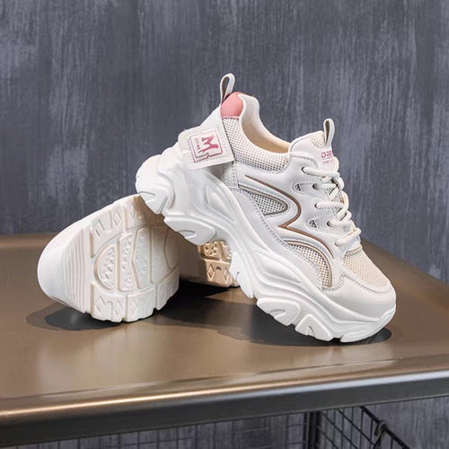 Damen Sportliche Sneakers mit Air Cushion Technologie und atmungsaktiver Mesh-Oberfläche Drune