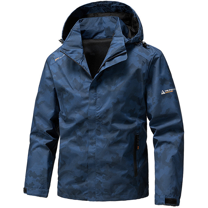 Herren Funktionale Regenjacke Drune