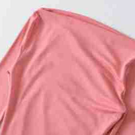 Damen Einschulter-Midikleid mit Langarm und seitlicher Raffung Drune