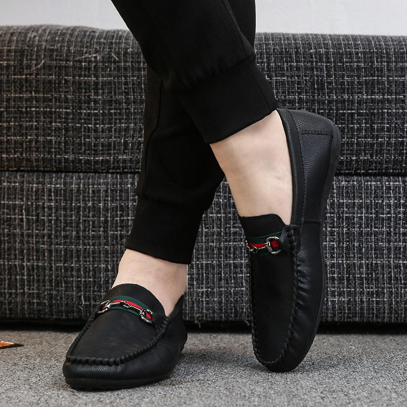 Herren Elegante Mokassins mit Zierschnalle