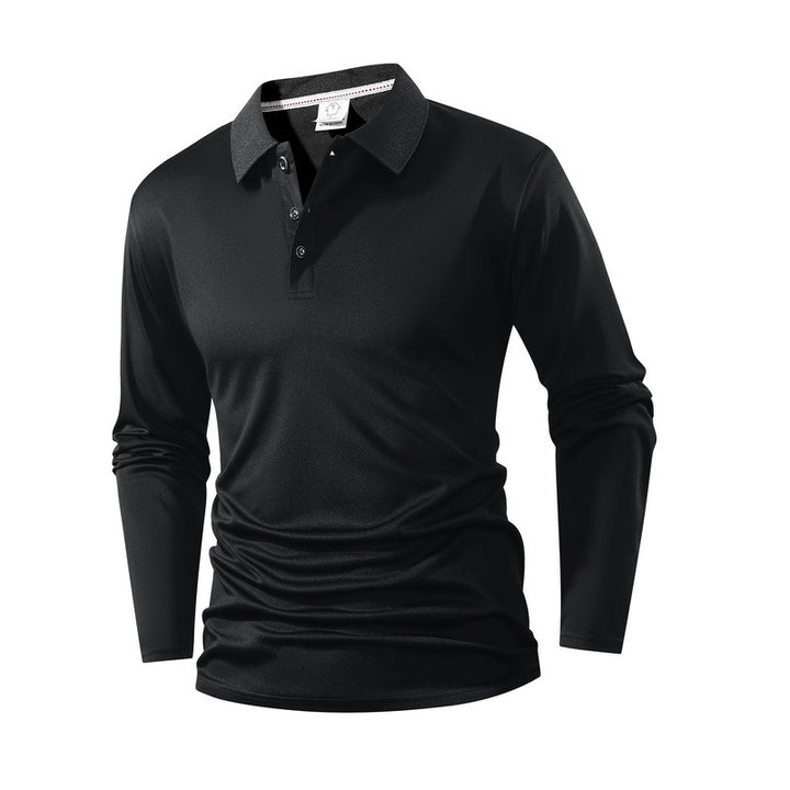Herren Langarm Poloshirt Drune