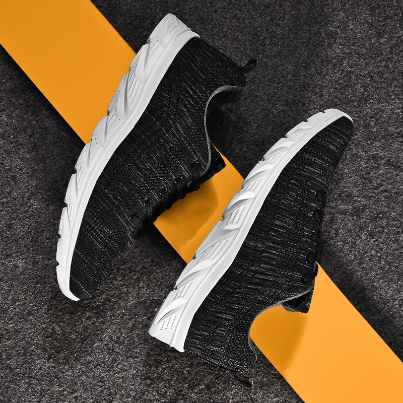 Unisex atmungsaktive leichte Strick-Sneaker mit dämpfender EVA-Sohle Drune