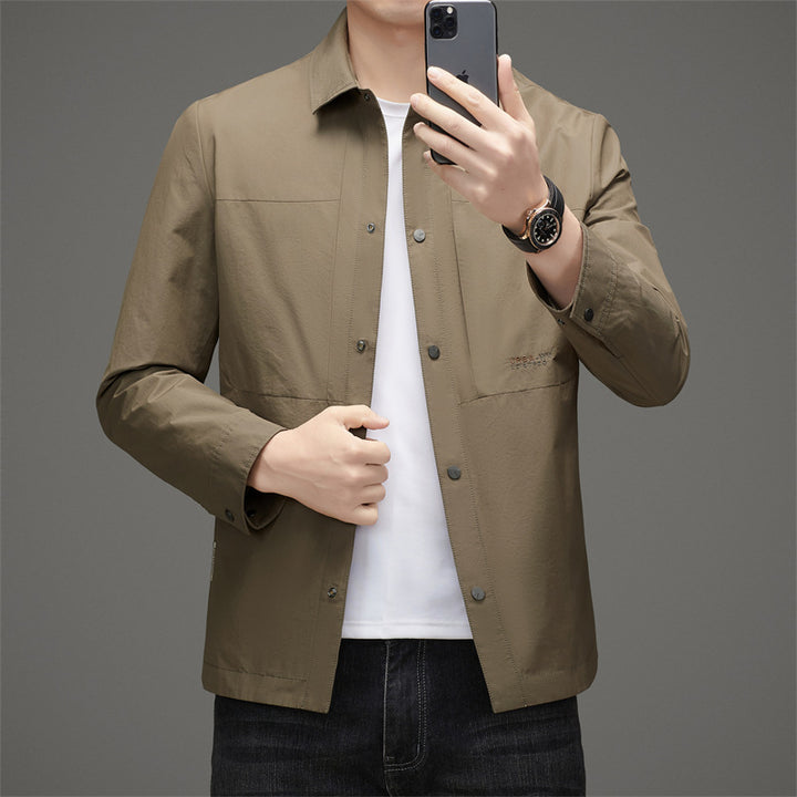 Herren leichte Jacke mit praktischen Taschen und atmungsaktiver Membran Drune