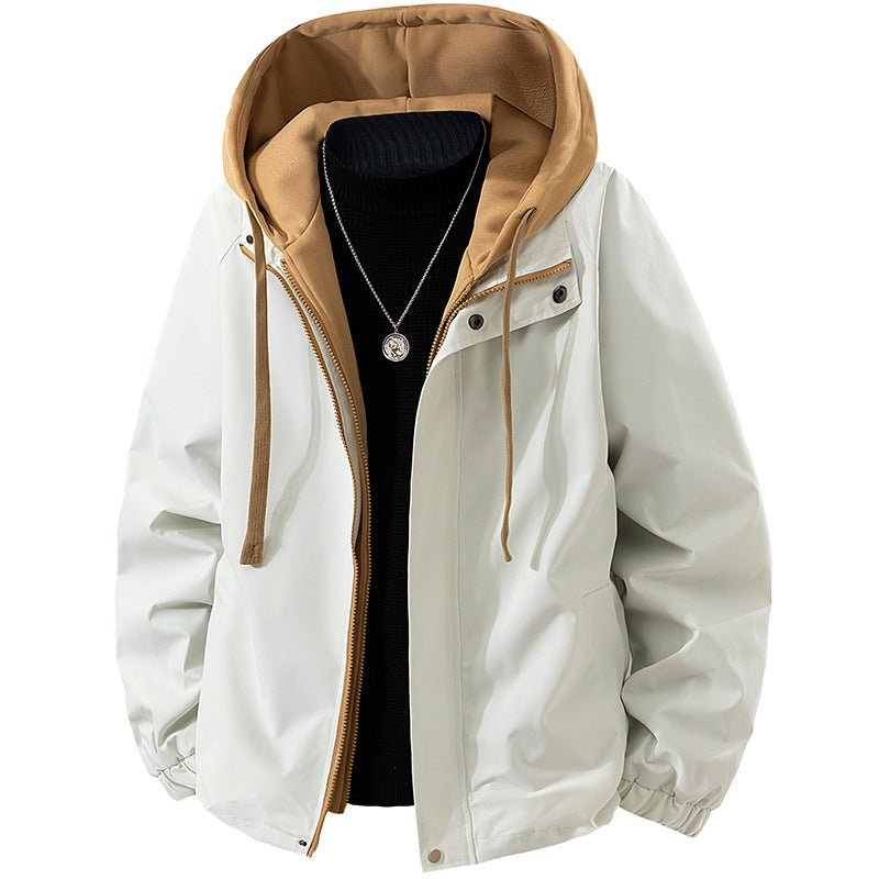 Herren technische Kapuzen-Softshelljacke mit verstellbarer Kapuze und Utility-Taschen Drune