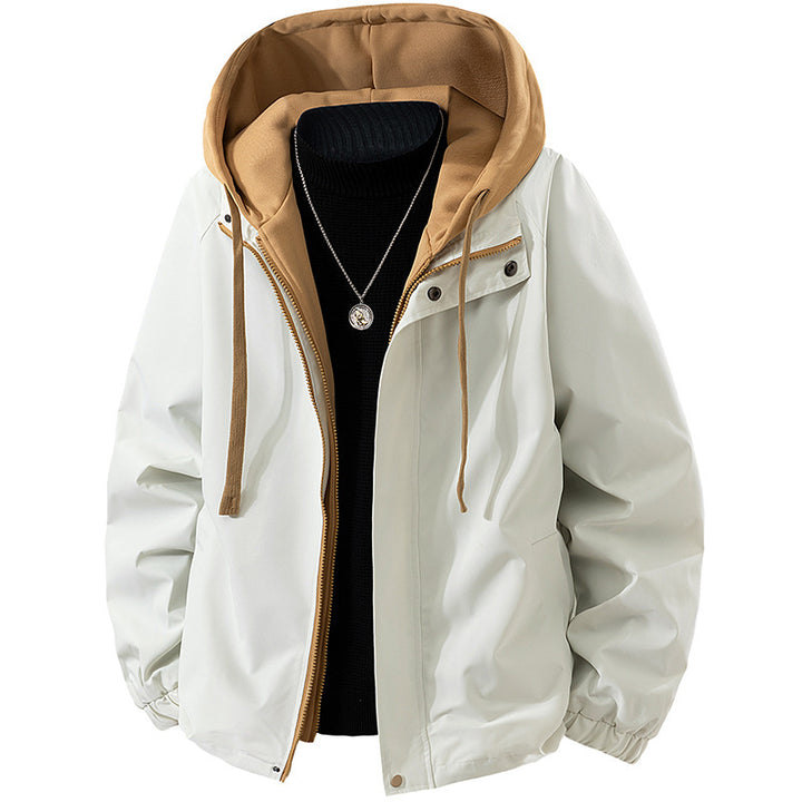 Herren technische Kapuzen-Softshelljacke mit verstellbarer Kapuze und Utility-Taschen Drune