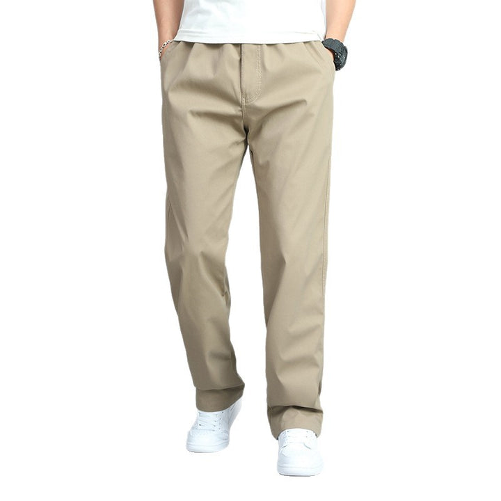 Herren Bequeme Chino-Baumwollhose Drune