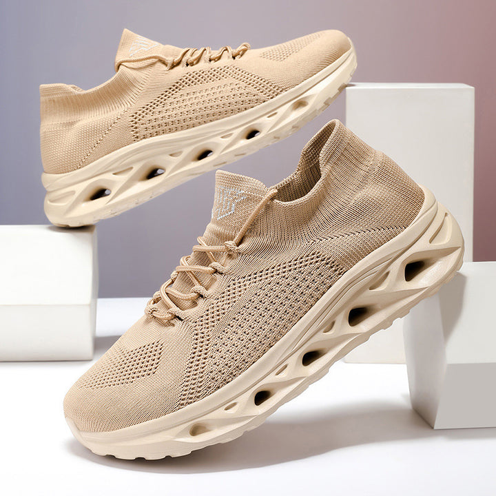 Unisex Strick-Sneaker mit sockenähnlichem Schaft und gedämpfter Luftsohle Drune