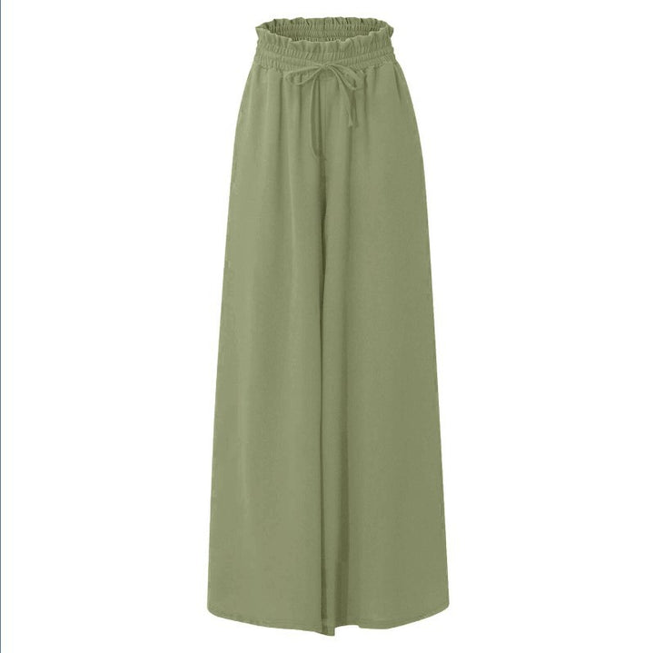 Damen Palazzo-Hose mit elastischem Bund und Taschen Drune