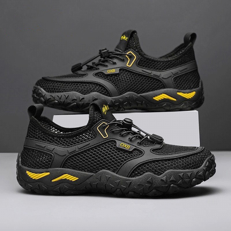 Herren Atmungsaktive Mesh-Sneaker mit Schnellschnürsystem Drune