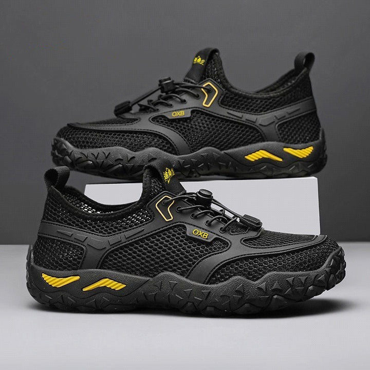 Herren Atmungsaktive Mesh-Sneaker mit Schnellschnürsystem Drune