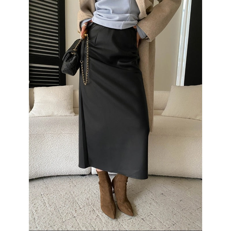 Damen eleganter Wickelpullover mit tiefem V-Ausschnitt und weichfließendem Material Drune