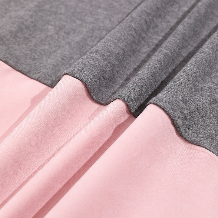 Damen Langarmshirt mit modischem Farbblockdesign Drune
