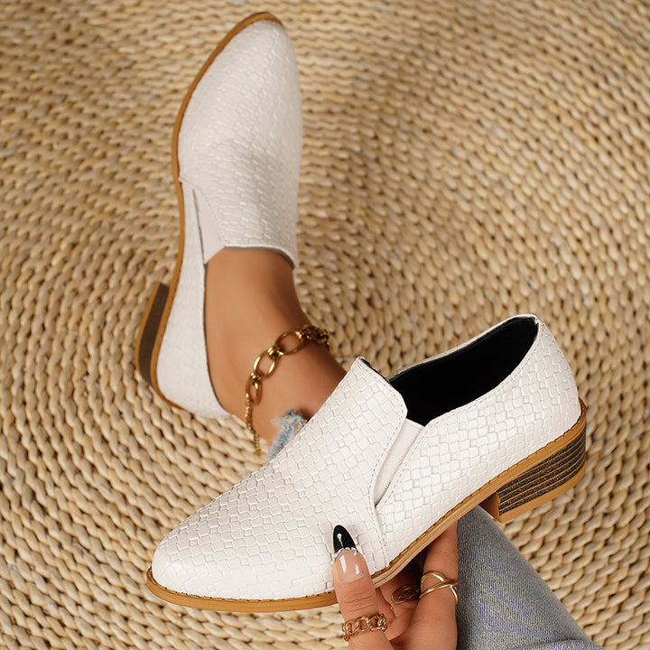 Damen Elegante Slipper mit Struktur-Design Drune
