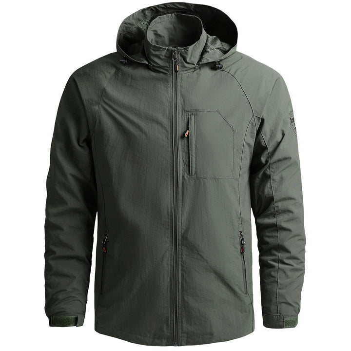 Herren Funktionsjacke mit hohem Kragen Drune