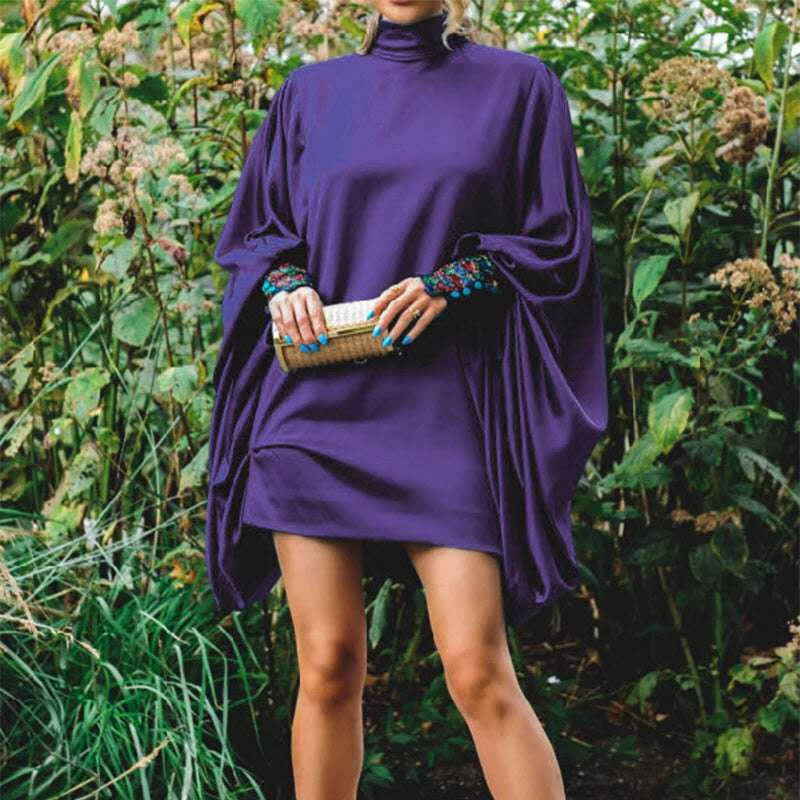 Damen Etuikleid mit innovativem Oversized-Schnitt und dekorativen Ärmeln Drune