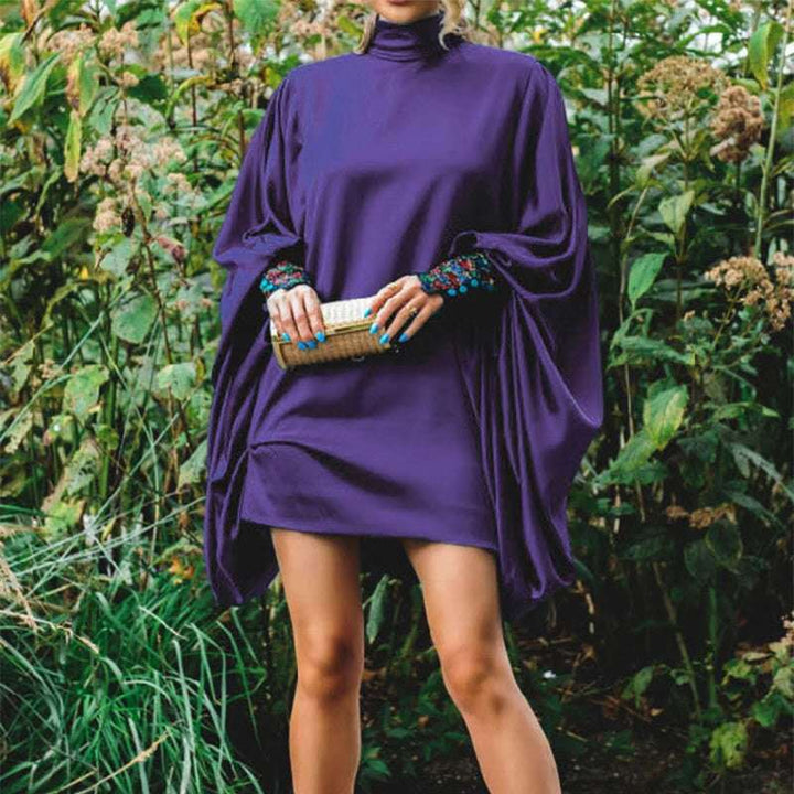 Damen Etuikleid mit innovativem Oversized-Schnitt und dekorativen Ärmeln Drune
