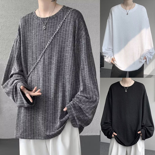 Unisex Oversized Strickoberteil mit Rippenstruktur Drune