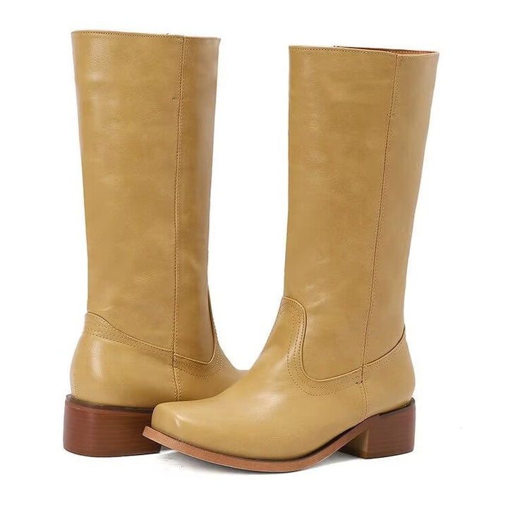 Drune | Damen Plateau Stiefel Bequeme
