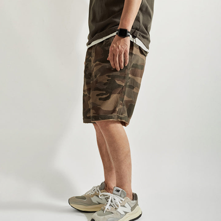 Herren Cargo-Shorts mit funktionalen Taschen und strapazierfähigem Material Drune