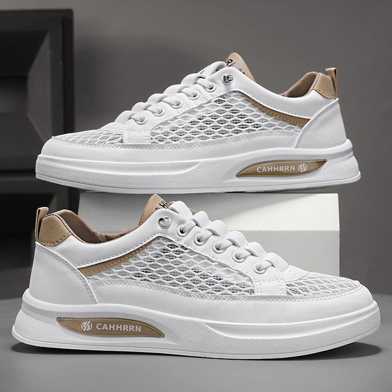 Unisex atmungsaktive Mesh-Plateau-Sneaker mit leichter Dämpfung und gepolstertem Komfortfußbett Drune