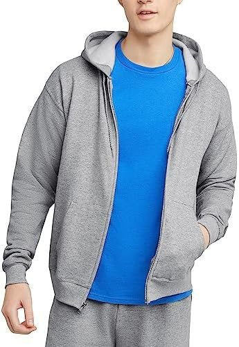 Herren sportlicher Reißverschluss-Hoodie mit seitlichen Taschen Drune