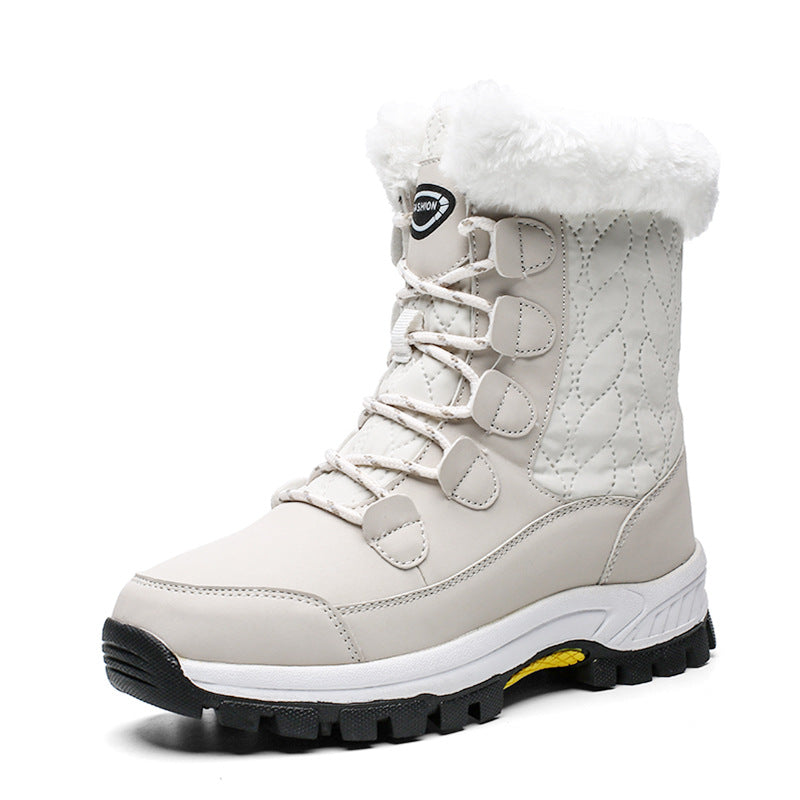 Damen Winterstiefel mit isolierter Fütterung und rutschfester Sohle Drune