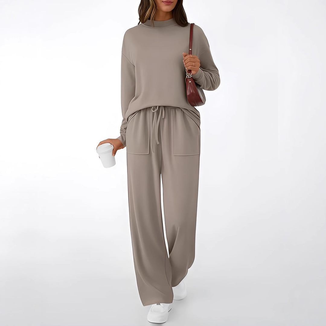 Damen Lässiger Relaxed-Fit Jogginganzug Drune