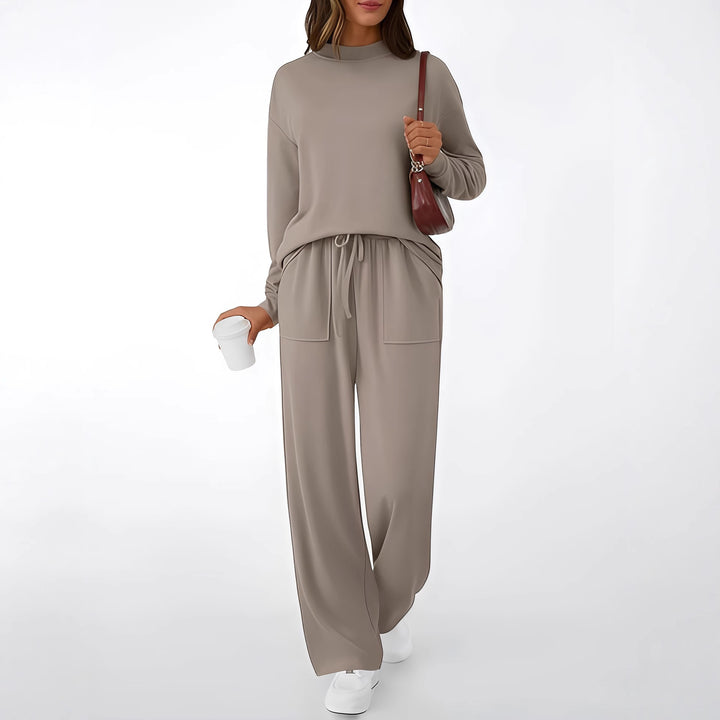 Damen Lässiger Relaxed-Fit Jogginganzug Drune