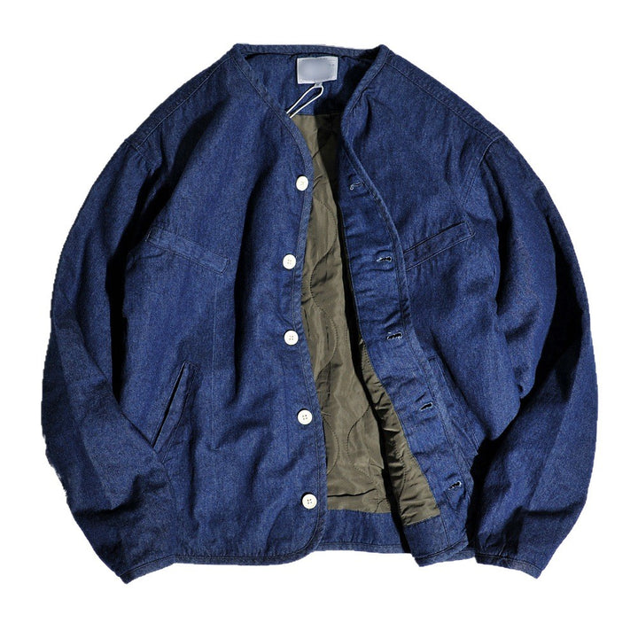 Herren Wärmeisolierte Denim-Jacke Drune