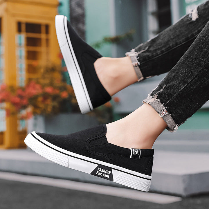 Damen bequeme Slip-On Sneakers aus atmungsaktivem Material Drune